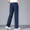 Pantalones Casuales de Lino Tencel para Hombre, Nuevo Estilo Otoño 2026, Pantalones Largos Rectos Holgados Ultramodernos, Pantalones Deportivos Versátiles para Hombres de Mediana Edad