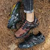 Zapatos de senderismo para hombre de talla grande transfronterizos, zapatos deportivos para rastreo, zapatos de agua para playa, tejido de mosca pegajoso en frío 9322