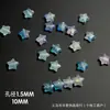 [Estrellas pentagonales con lámina de oro espolvoreada] acrílico esmerilado cuentas sueltas material para pulsera hecha a mano DIY cadena de teléfono móvil