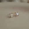 Pendientes Retro de Medio Círculo Estilo Francés para Mujer, Lujo Ligero, Gama Alta, Elegantes, Pendientes de Esmalte, Exquisitos, Adecuados para el Uso Diario, Suaves Accesorios para Orejas