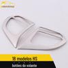 Adequado para MG 18 HS botão do volante anel brilhante HS controle central volante painel de instrumentos decoração patch acessórios