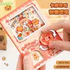 Caderno Kapibala Gashapon Bolso Caderno Decompressão Caderno Portátil Aluno Ensino Fundamental Caderno Twist