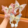 [Borboleta Tulipa] Estilo Coreano Super Fada Estilo Antigo Doce Borboleta Tulipa Grampo de Cabelo Acessórios de Cabelo Fada Grampo Doce