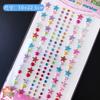 Calcomanías para Niños Gema Cristal Acrílico Diamante Calcomanías Niñas Decorativas Creativas DIY Kindergarten Calcomanías de Bonificación