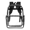 Mochila Transparente Bolsa Escolar de PVC Estudiante de Primaria Gran Capacidad Mochila Escolar Infantil Viaje al Aire Libre Bolsa de Gelatina Mochila Transparente
