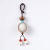 Llavero de Buda Bodhi Natural tejido a mano Colgante para llave de coche de Buda Adornos versátiles para mujer Venta al por mayor