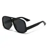 Nuevas Gafas de Sol Estilo Retro Americano, Montura Grande, Doble Puente, Estilo Aviador, Modernas y Geniales, Estilo de Patillas Anchas, Imprescindibles para Fotografía Callejera, Gafas de Sol Versátiles