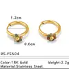 Anillo de Acero Titanio Chapado en Oro de 18 Quilates con Diseño Envolvente de Perlas, Lujo Ligero y Sensación de Alta Gama, Anillo Abierto, Joyería de Acero Inoxidable que No se Desvanece