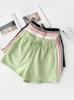 Comercio Exterior Venta al Mayoreo Shorts de Color Sólido para Mujer Verano Delgados Holgados Talla Grande Cintura Alta Rectos Pierna Ancha Casual Deportes Pantalones Cortos