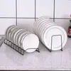 Escurridor de Platos Grueso de Acero Inoxidable Estante para Platos de Cocina Estante de Almacenamiento para Tazones y Platos Almacenamiento Doméstico Estante para Tazones Estante para Palillos Cubiertos