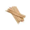 Palillos Desechables de Bambú Fabricante Batidores Bang Bang Chicken Espada Char Siu Alimentos Cocidos con Forma de Espada Tanghulu Brochetas Planas Salchicha de Almidón