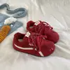 Zapatos de Entrenamiento Moral de Terciopelo Estilo Campus para Mujer 2025 Invierno Nuevo Estilo Caliente Cálidos de Suela Gruesa Lindos Versátiles Casuales de Algodón