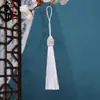 Tapa de Tornillo de Rosca Larga Colgante de Borla de Seda de Hielo Caja de Regalo Colgante de Ventilador Accesorios Joyería Hecha a Mano DIY Venta Directa