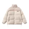 Chaqueta de Algodón Retro Patchwork de Estilo Étnico de Moda con Cuello Alto para Hombres y Mujeres, Abrigo de Algodón Grueso Cálido Versátil de Corte Holgado para Invierno