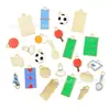 Suministros Deportivos Joyería con Goteo de Aceite Accesorios DIY Fútbol Baloncesto Pulsera Colgante Llavero Cadena para Teléfono Móvil Colgante Hecho a Mano