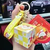 Llavero con forma de cubo de Rubik de Chai Dog, auténtico, de tercer orden, mini rompecabezas de descompresión, llavero para coche, anillo, colgante para mochila escolar, regalo
