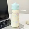 Botella de Agua de Bolsillo de Acero Inoxidable para Niñas, Alto Valor Estético, Nuevo Diseño de Moda para Estudiantes, Taza Térmica Linda, Modelo Popular Portátil 304, Resistente a Caídas