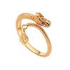 Pulsera de plata con cola de dragón para mujer, pulsera de oro arena con forma de dragón, nicho sólido, estilo antiguo, nuevo estilo chino Zhou Jia, misma pulsera