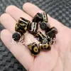 Ágata Profundo Ojo de Tigre Tianzhu Lulutong Cuentas de Jade Ágata Marrón Cuentas Cilíndricas Columna Recta Accesorios de Joyería Cilíndricos