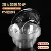 Tazón Desechable Tazón de Cristal de Aviación Resistente a Altas Temperaturas Material de Grado Alimenticio Tazones y Palillos para Banquetes del Hogar Vajilla para Fondue de Año Nuevo