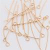 Accesorios para Joyería DIY Chapado en Latón con Oro KC 9 Pines Hecho a Mano Conexión con Cuentas Especificaciones Multitamaño de Nueve Pines
