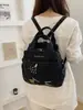 Versátil Bolso de Mezclilla Bordado de Alta Gama Tres Vías 2026 Nuevo Bolso de Hombro de Nicho Bolso Cruzado Texturizado