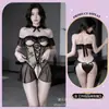 26 lencería sexy con aros, de pecho abierto, body seductor sin entrepierna, sexy transparente, conjunto sin extracción, ropa de dormir