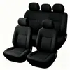 Tecido elástico mais vendido internacionalmente, capas de assento de carro de cor sólida, adequadas para veículos de 5 lugares, disponíveis na Amazon e TEMU