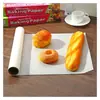 Papel de Silicona para Hornear con Puntos Doméstico Grado Alimenticio Papel de Silicona de Doble Cara Papel para Pastel Barbacoa Mantequilla Papel Absorbente de Aceite