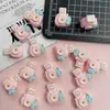 Mini accesorios de arte para uñas de animales de dibujos animados, pinzas para el cabello, pendientes, accesorios para dedos de árbol hechos a mano para bricolaje, zuecos, transfronterizo