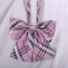 Corbata de moño jk japonesa Uniforme de estudiante Camisa de cuello pequeño Flor Estilo universitario Traje de marinero Lazo Combinable Rojo Azul