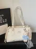 Bolsa Tote Simples para Mulheres, Bolsa de Mão e Bolsa de Ombro de Grande Capacidade, Modelo Novo de Inverno Estilo Coreano Casual 2025, Bolsa Baguete para o Dia a Dia da Mulher