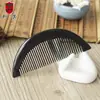 Peine de Cuerno Negro al por Mayor, Peine de Bolsillo, Peine Masajeador Grueso Pequeño, Peine Portátil de Bolsa, Peine Práctico para el Cuidado del Cabello