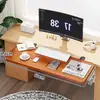 Tablero de Extensión para Escritorio, Expansión y Extensión sin Taladro, Reposamuñecas para Escritorio de Computadora, Plegable, Tablero de Fijación Alargado y Ensanchado