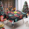 Mantel de Navidad Rojo Festivo Decorativo Tela Sala de Estar Ambiente Navideño Mantel Comedor Mesa de Centro Mantel Rectangular