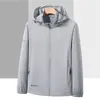 Ropa de Protección Solar para Hombre Seda de Hielo Upf50+ Delgada Transpirable Montañismo al Aire Libre Pesca Camping Estilo Secado Rápido Ropa de Protección Solar Chaqueta de Verano para Hombre