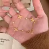 Pulsera Iris Cepillado Estilo Retro Francés para Mujer Vintage Lujo Ligero Sentido de Alta Gama Pulsera Distintiva Pulsera Versátil