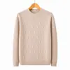 Suéter de Mujer Otoño Invierno Nuevo Estilo Tejido Felpa Capa Base Madre Holgado Elegante Cuello Semi Alto