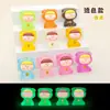 Venda Quente Boneca Fofa Kawaii de Grãos Ornamento Pequeno de Resina para Desktop Acessórios DIY Brinquedo Tendência Transmissão ao Vivo Sacola Surpresa Acessórios para Bonecas Pequenas