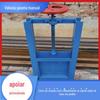 Válvula Gaveta Manual com Placa de Inserção, Válvula Gaveta Elétrica Espiral para Manuseio de Material em Alta Temperatura, Válvula Gaveta Pneumática Quadrada em Aço Inoxidável