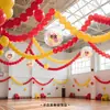 Temporada de Regreso a Clases Ceremonia Cadena para Globos Cola Globos de Colores Decoración de Cumpleaños en Centro Comercial Diseño de Escena Dopamina para Salón de Clases