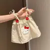 [Artículo de Tesoro] Conjunto de Ropa de Verano para Niñas - Lindo Vestido de Tirantes con Estampado de Flores Rojas Pequeñas y Gato Conjunto de Dos Piezas
