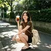 Traje deportivo para mujer 2026 nuevo modelo, de manga corta, estilo fino de verano, talla grande, secado rápido, top para entrenamiento de Pilates yoga