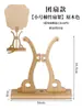 Base de Suporte para Ventilador, Ventilador de Estilo Tradicional, Suporte de Bambu para Ventilador, Base de Exibição, Suporte para Ventilador, Ornamento de Flores Secas