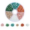 Accesorios para Joyería DIY Piedras Trituradas Piedras Desmagnetizadas Paquete de 6 Compartimentos Decoraciones Accesorios para Teléfono Móvil Decoración para Uñas Piedras Trituradas para Uñas