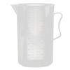Taza medidora comercial de PP sin tapa, escala transparente, taza medidora para hornear, herramienta medidora de laboratorio y hospital, jarra de agua de plástico, 10 hechas a medida