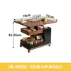 Mesa Lateral de Gabinete para Sofá de Sala de Estar en Casa, Carrito Móvil Plegable de Altura Ajustable, Mesa de Café para Balcón de Apartamento Pequeño, Modelo Nuevo 2026