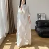 Vestido Plissado Estilo Miyake para Mulheres, Vestido Mãe Diamante Longo Solto Plus Size, Saia Plissada Irregular Tridimensional Tendência