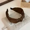 Diadema de Satén de Gama Alta con Ala Ancha para Mujer, Diadema Versátil de Moda Coreana, Pasador para el Hogar, Pasador, Accesorios para el Cabello