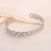 Pulsera entrelazada de mariposa estilo francés, apertura ajustable, acero inoxidable 304, electrochapado al vacío con oro de 18 quilates, disponible para pedidos pequeños al por mayor
